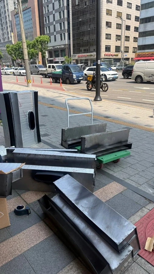 광화문 환기청정기시공 현장 사진