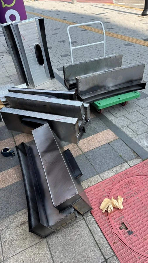 광화문 환기청정기시공 현장 사진