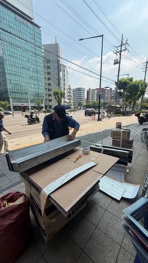 판교 환기청정기시공 현장 사진